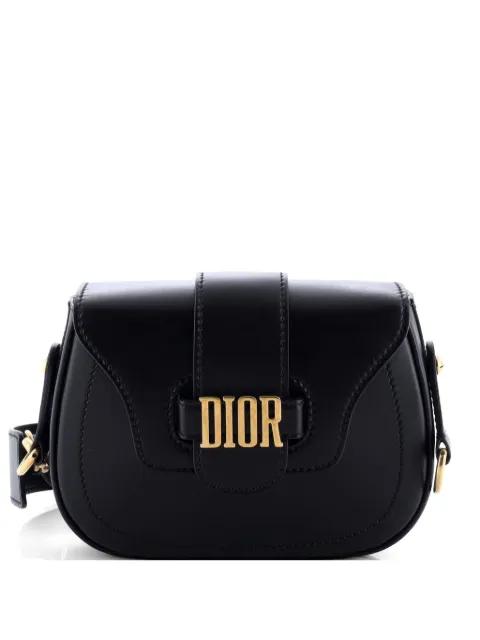 D-Fence Saddle Bag Leather Small shoulder bag by CHRISTIAN DIOR 