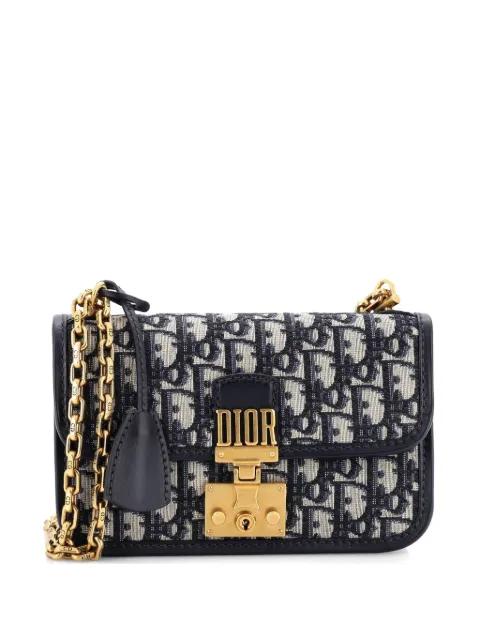 Dioraddict Flap Bag Oblique Canvas Medium shoulder bag by CHRISTIAN DIOR 