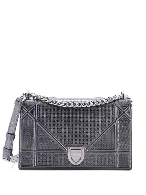Diorama Flap Bag Cannage Embossed Calfskin Medium shoulder bag by CHRISTIAN DIOR 
