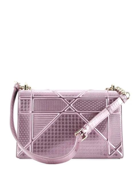 Diorama Flap Bag Cannage Embossed Calfskin Medium shoulder bag by CHRISTIAN DIOR 