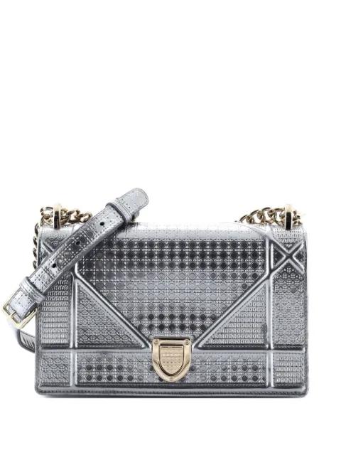 Diorama Flap Bag Cannage Embossed Calfskin Small shoulder bag by CHRISTIAN DIOR 