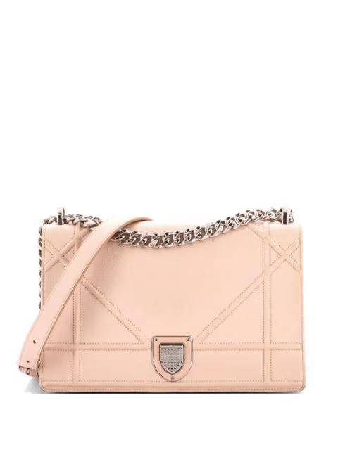 Diorama Flap Bag Grained Calfskin Medium crossbody bag by CHRISTIAN DIOR 