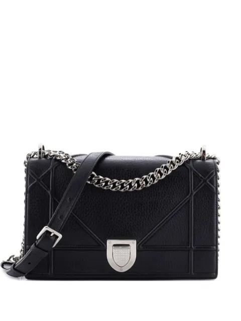 Diorama Flap Bag Grained Calfskin Medium crossbody bag by CHRISTIAN DIOR 