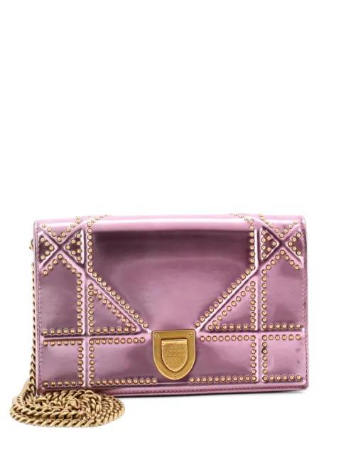 Diorama Flap Bag Studded Patent Small crossbody bag by CHRISTIAN DIOR 