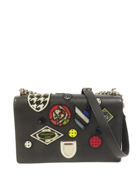 Diorama patch-detail shoulder bag by CHRISTIAN DIOR 