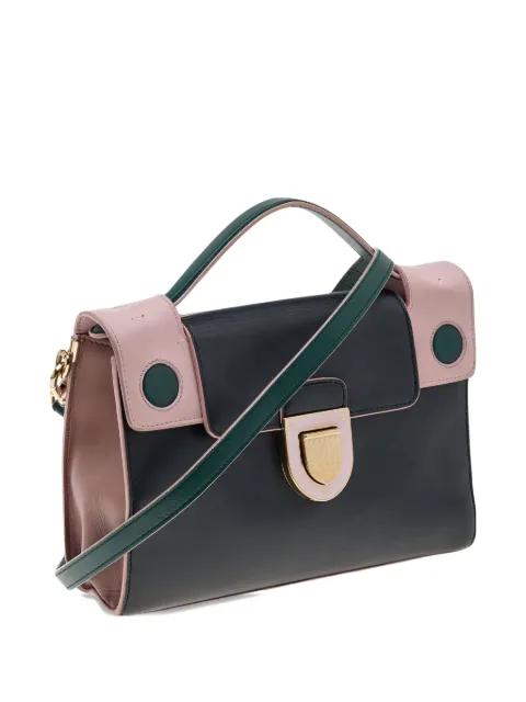 Diorever leather shoulder bag by CHRISTIAN DIOR 