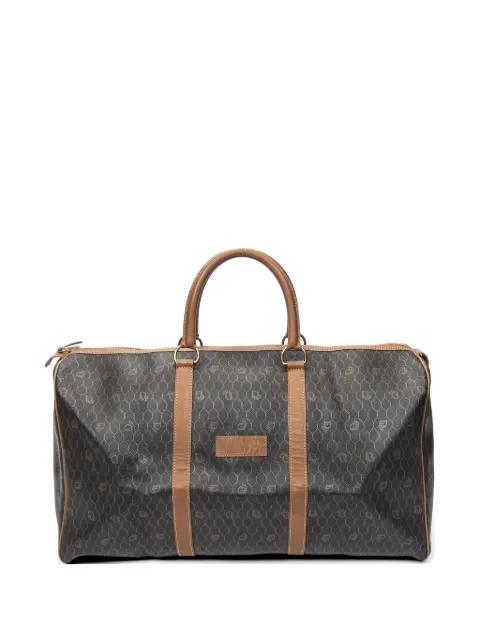 Honeycomb leather-trim holdall bag by CHRISTIAN DIOR 