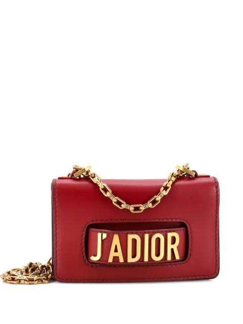 J'Adior Flap Bag Leather Mini crossbody bag by CHRISTIAN DIOR 