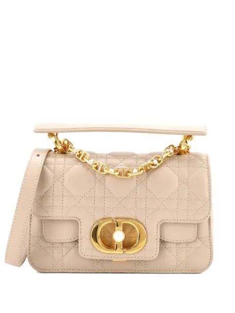 Jolie Top Handle Bag Cannage Quilt Lambskin Mini crossbody bag by CHRISTIAN DIOR 