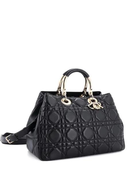 Lady 95.22 Bag Cannage Embossed Leather Large tote bag by CHRISTIAN DIOR 