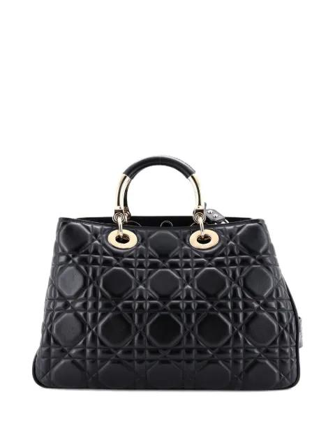 Lady 95.22 Bag Cannage Embossed Leather Large tote bag by CHRISTIAN DIOR 