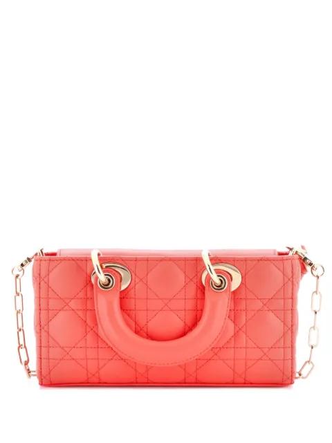Lady D-Joy Bag Cannage Quilt Lambskin Small satchel by CHRISTIAN DIOR 