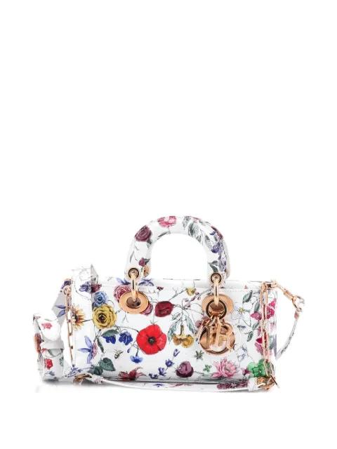 Lady D-Joy Bag Printed Leather Small satchel by CHRISTIAN DIOR 