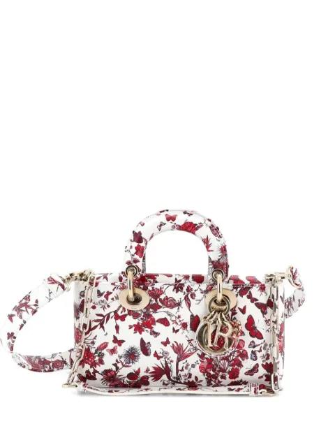 Lady D-Joy Bag Printed Leather Small satchel by CHRISTIAN DIOR 
