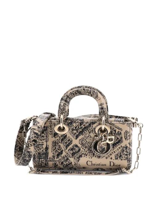 Lady D-Joy Bag Printed Leather Small satchel by CHRISTIAN DIOR Lady D-Joy Bag Printed Leather Small satchel by CHRISTIAN DIOR