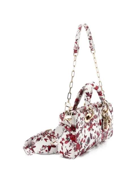 Lady D-Joy Bag Printed Leather Small satchel by CHRISTIAN DIOR 