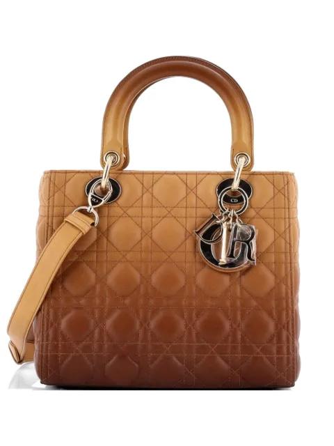 Lady Dior Bag Cannage Quilt Gradient Lambskin Medium satchel by CHRISTIAN DIOR 