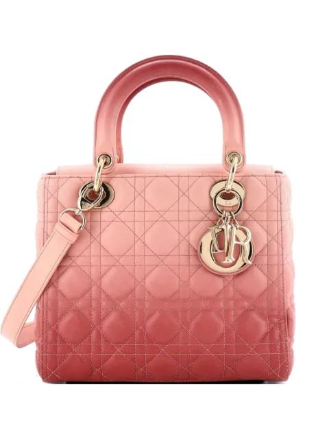 Lady Dior Bag Cannage Quilt Gradient Lambskin Medium satchel by CHRISTIAN DIOR 
