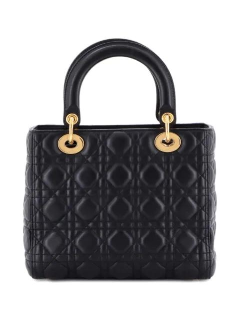 Lady Dior Bag Cannage Quilt Lambskin Medium satchel by CHRISTIAN DIOR Lady Dior Bag Cannage Quilt Lambskin Medium satchel by CHRISTIAN DIOR