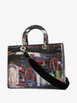 Lady Dior bead-embellished leather shoulder bag by CHRISTIAN DIOR Lady Dior bead-embellished leather shoulder bag by CHRISTIAN DIOR