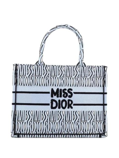Miss Dior Book Embroidered Canvas Medium tote bag by CHRISTIAN DIOR 