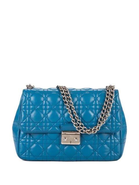 Miss Dior cannage-leather shoulder bag by CHRISTIAN DIOR 