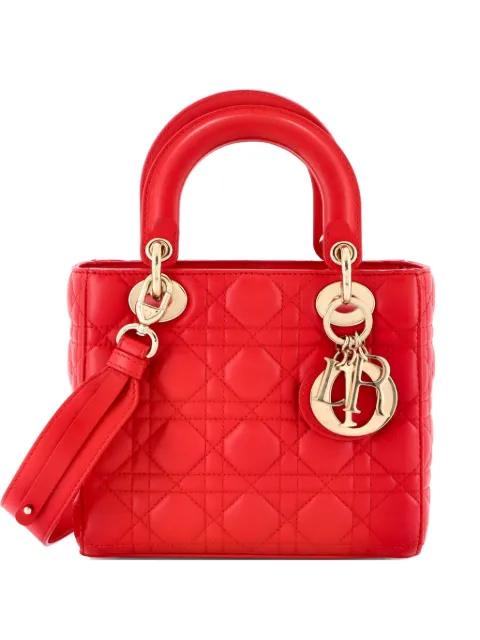 My ABCDior Lady Dior Bag Cannage Quilt Leather Small satchel by CHRISTIAN DIOR 