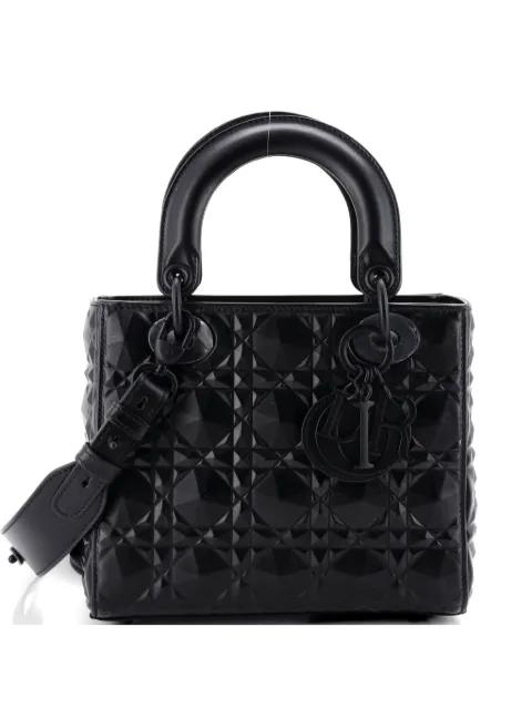 My ABCDior Lady Dior Bag Diamond Motif Cannage Calfskin Small shoulder bag by CHRISTIAN DIOR 