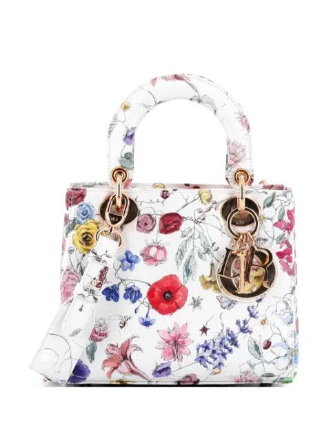 My ABCDior Lady Dior Bag Printed Leather Small satchel by CHRISTIAN DIOR 