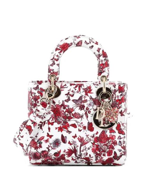 My ABCDior Lady Dior Bag Printed Leather Small satchel by CHRISTIAN DIOR 