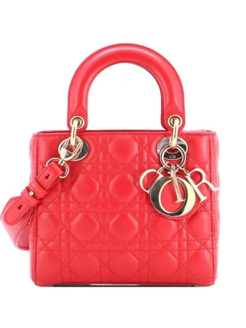 My Lady Dior Bag Cannage Quilt Lambskin satchel by CHRISTIAN DIOR 