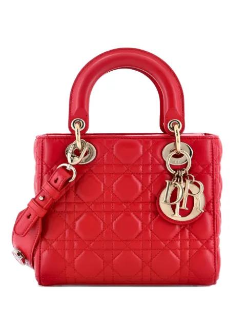 My Lady Dior Bag Cannage Quilt Lambskin satchel by CHRISTIAN DIOR 