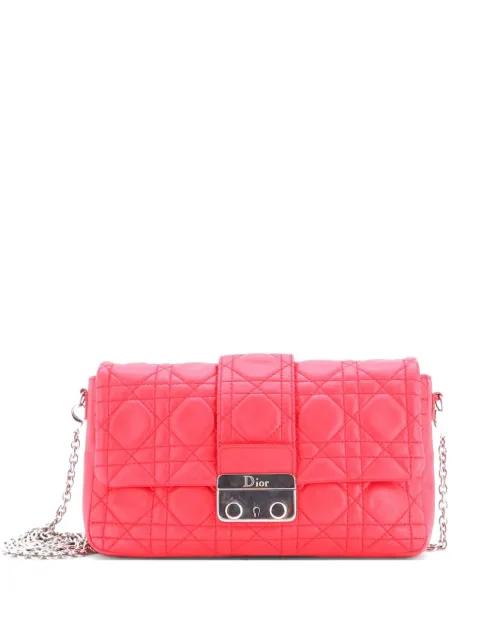 New Lock Pouch Cannage Quilt Lambskin Mini crossbody bag by CHRISTIAN DIOR 