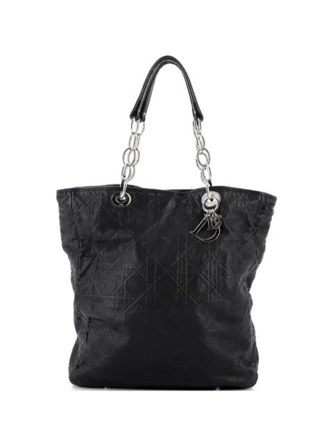 North South Soft Chain Cannage Stitch Leather Medium tote bag by CHRISTIAN DIOR 