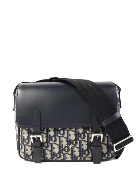 Oblique canvas messenger bag by CHRISTIAN DIOR 