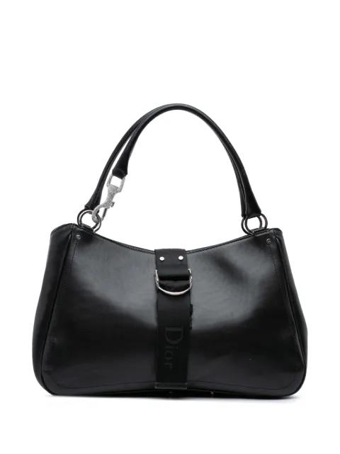 2003 Coated Canvas Crystal Hardcore handbag by CHRISTIAN DIOR PRE-OWNED