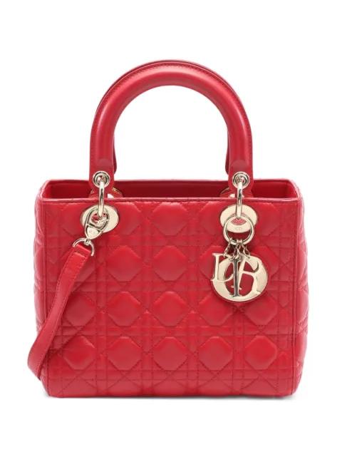 2010 Lady Dior handbag by CHRISTIAN DIOR PRE-OWNED