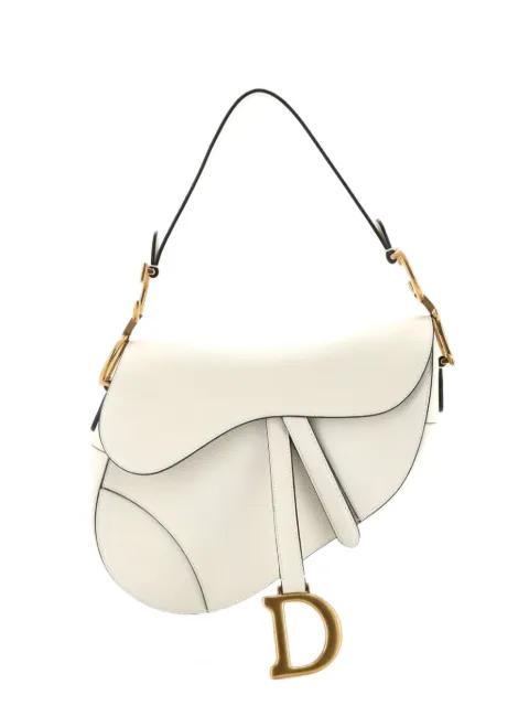 Saddle Handbag Leather Medium shoulder bag by CHRISTIAN DIOR 