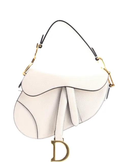 Saddle Handbag Leather Mini shoulder bag by CHRISTIAN DIOR 