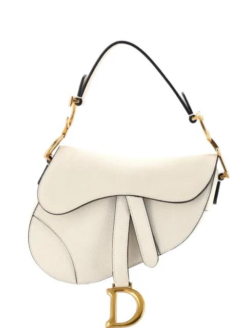 Saddle Handbag Leather Mini shoulder bag by CHRISTIAN DIOR 