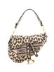 Saddle Handbag Mizza Embroidered Canvas Medium satchel by CHRISTIAN DIOR Saddle Handbag Mizza Embroidered Canvas Medium satchel by CHRISTIAN DIOR