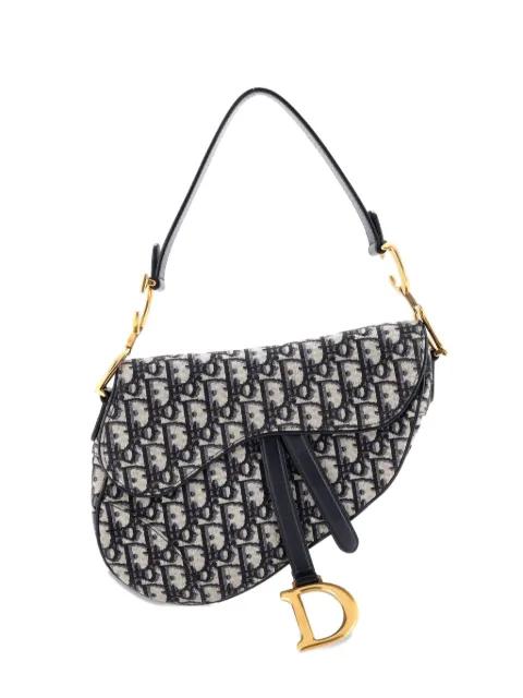 Saddle Handbag Oblique Canvas Medium shoulder bag by CHRISTIAN DIOR 