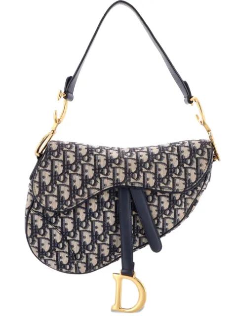 Saddle Handbag Oblique Canvas Medium shoulder bag by CHRISTIAN DIOR Saddle Handbag Oblique Canvas Medium shoulder bag by CHRISTIAN DIOR