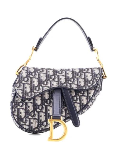 Saddle Handbag Oblique Canvas Mini shoulder bag by CHRISTIAN DIOR 