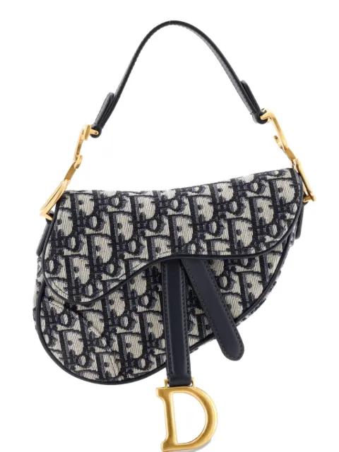 Saddle Handbag Oblique Canvas Mini shoulder bag by CHRISTIAN DIOR Saddle Handbag Oblique Canvas Mini shoulder bag by CHRISTIAN DIOR