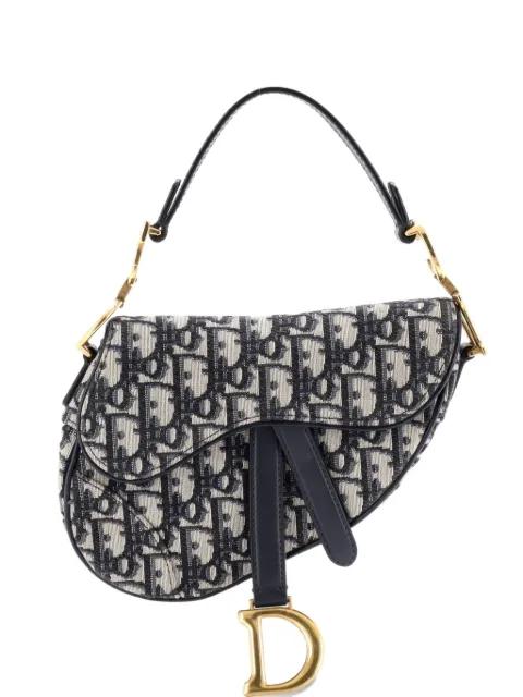 Saddle Handbag Oblique Canvas Mini shoulder bag by CHRISTIAN DIOR 