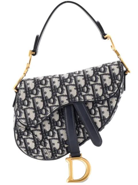 Saddle Handbag Oblique Canvas Mini shoulder bag by CHRISTIAN DIOR 
