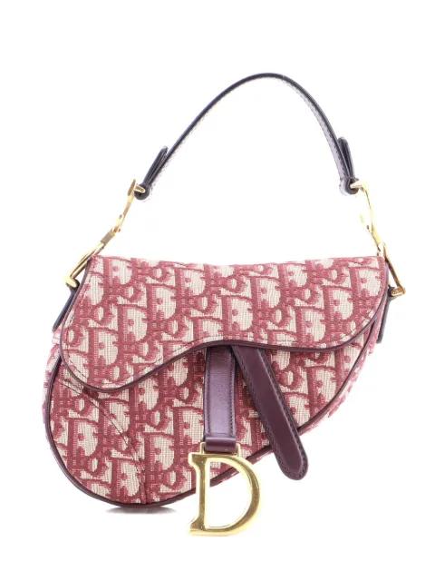 Saddle Handbag Oblique Canvas Mini shoulder bag by CHRISTIAN DIOR 