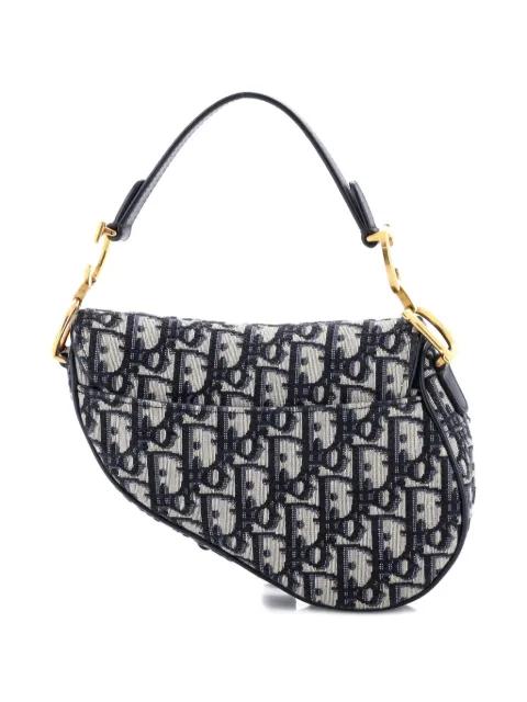 Saddle Handbag Oblique Canvas Mini shoulder bag by CHRISTIAN DIOR Saddle Handbag Oblique Canvas Mini shoulder bag by CHRISTIAN DIOR