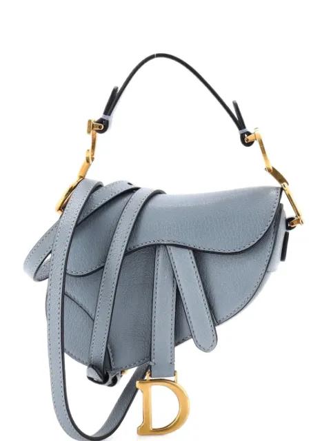 Saddle Handbag with Strap Leather Micro shoulder bag by CHRISTIAN DIOR Saddle Handbag with Strap Leather Micro shoulder bag by CHRISTIAN DIOR